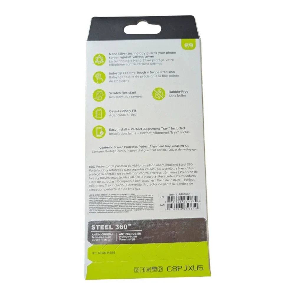 F3. PureGear Steel 360 Tempered Glass Protector Apple iPhone 14 Pro Max